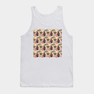 Halloween Poison Pattern Tank Top